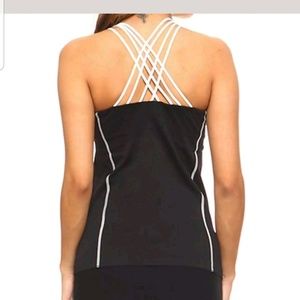 Zwapp Women Black Seamless Tank Top Activewear Siz